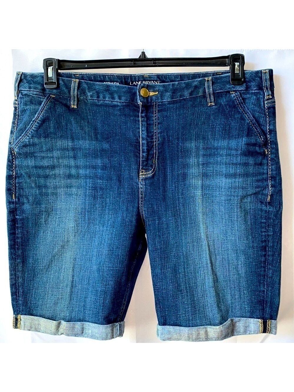 Lane Bryant Bermuda Jean Shorts